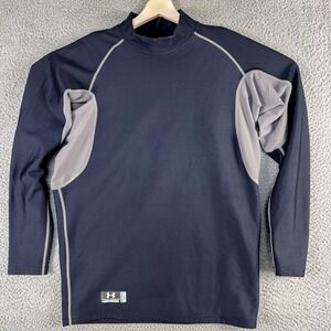 Under Armour Tactical Shirt 2XL Long Sleeve Mock Neck‎ Black Gray Men's Training